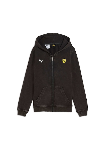 Puma Scuderıa Ferrarı Sportswear Genç Kapüşonlu Sweatshırt 632798 01 SiYAH
