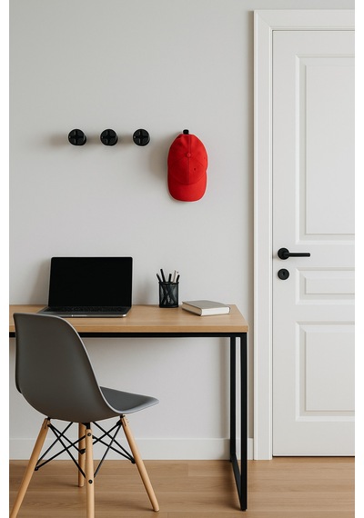Dekoratif Vida Askı Modern Genç Odası Antre Giriş Pratik Ev Gereçleri 10 X 8 Cm Çok Renkli