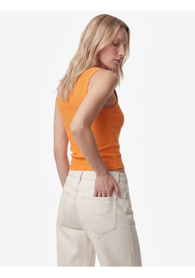 Koton Pamuklu U Yaka Slim Fit Atlet Turuncu 6sak10269ek