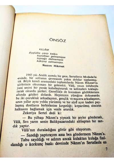 (2.EL) BURSA CEZAEVİNDEN VANULARA MEKTUPLAR NAZIM HİKMET