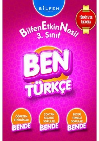 Bilfen 3. Sınıf Ben Türkçe Soru Bankası Bilfen Yayıncılık