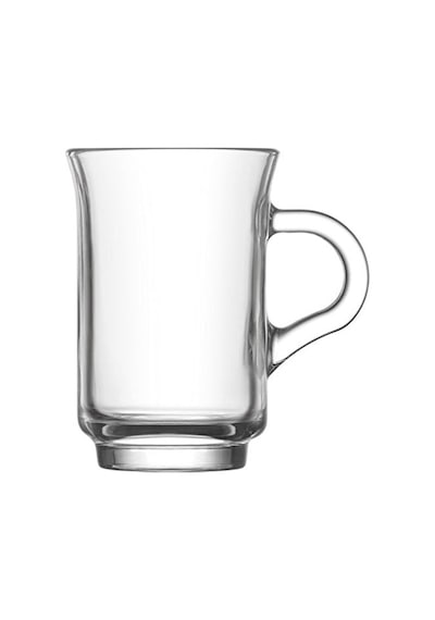 Lav Ada 6'lı Kulplu Çay Bardağı Açık Gri