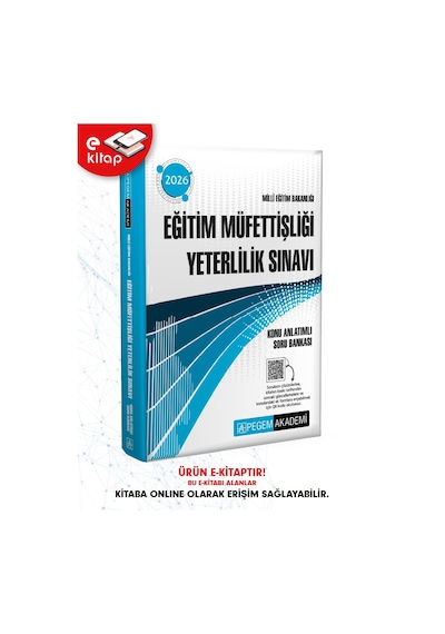 2026 Meb Eğitim Müfettişliği Yeterlilik Sınavı Konu Anlatımlı Soru Bankası E-kitap