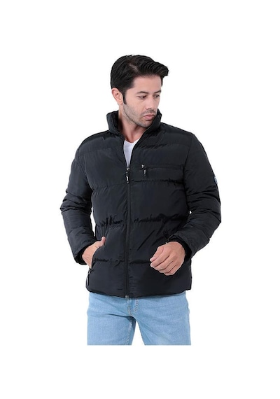Slazenger NALDO Erkek Mont ST22JE022 500 Siyah