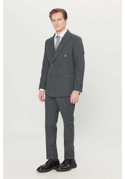 Altınyıldız Classıcs Lımıted Edıtıon Erkek Antrasıt Yünlü Slim Fit Dar Kesim Kırlangıç Yaka Kapak Cepli Çizgili Kruvaze Takım Elbise Antrasit Altınyıldız Classıcs Lımıted Edıtıon Erkek Antrasıt Yünlü Slim Fit Dar Kesim Kırlangıç Yaka Kapak Cepli Çizgili Kruvaze Takım Elbise Antrasit