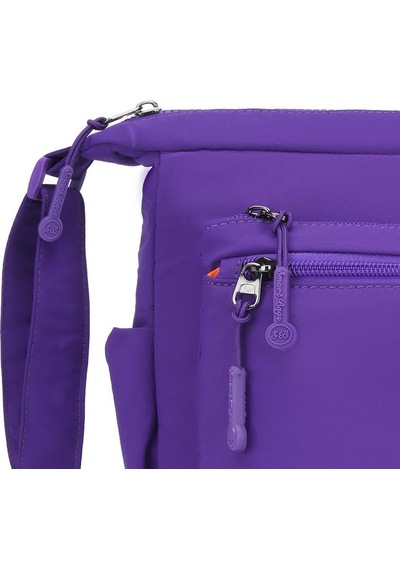 Smart Bags Mikro Poly Kumaş Postacı Kadın Çantası 3146 Mor