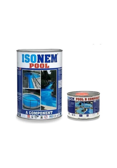 Isonem Pool Havuz Boyası 4.5Kg Set Mavi