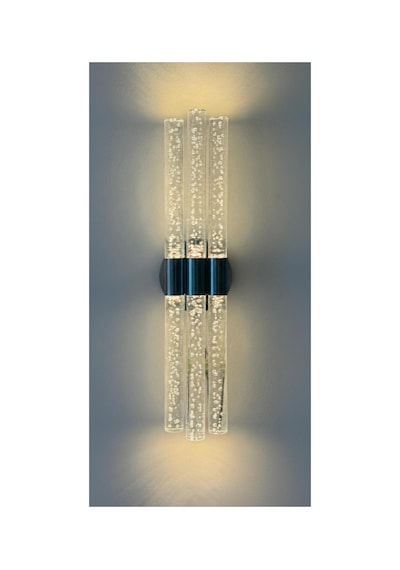 Bubbleflux Trio Large 51 Cm Modern Tasarım Led Aplik - Duvar Lambası - Antrasit Gri - Elektrikli - Günışığı Antrasit Elektrikli