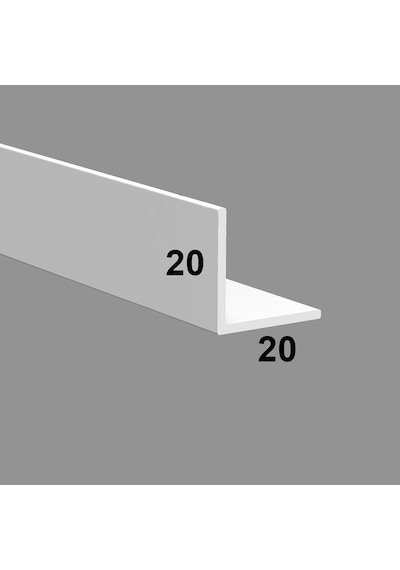 Alüminyum Beyaz Köşebent L Profil Köşe Profili 20 X 20 Mm 443128813