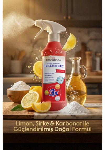 3x Ultra Konsantre Leke Çıkarıcı Sprey 520 Ml 2 Li Set
