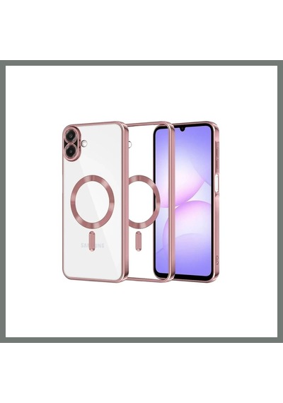 Bezos Samsung Galaxy A07 4g Uyumlu Kross Magneticsafe Kapak - Rose Mmbz