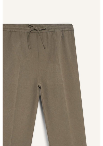 Defacto Jogger Fit Düz Paça Her Yöne Esneyen Pantolon A9943ax25aukh454 Haki