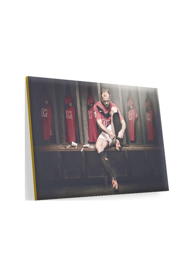 Cakasepetim Wayne Rooney Manchester United Futbolcu Ahşap Mdf Tablo