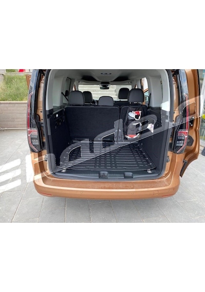 Vw Caddy Bagaj Paspası Havuzlu Kaucuk Kokusuz Siyah