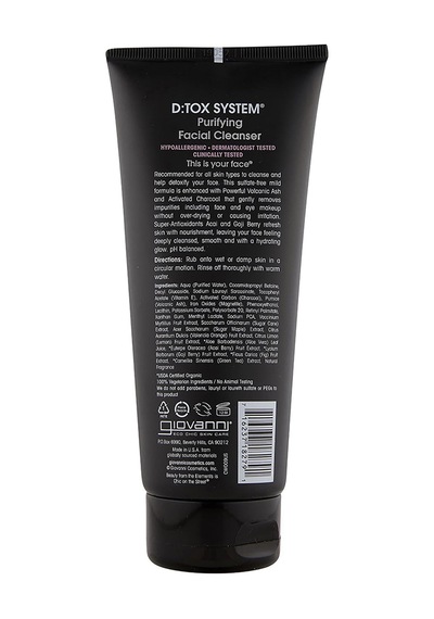 Giovanni D:Tox System Arındırıcı Yüz Temizleme Jeli 207 ML