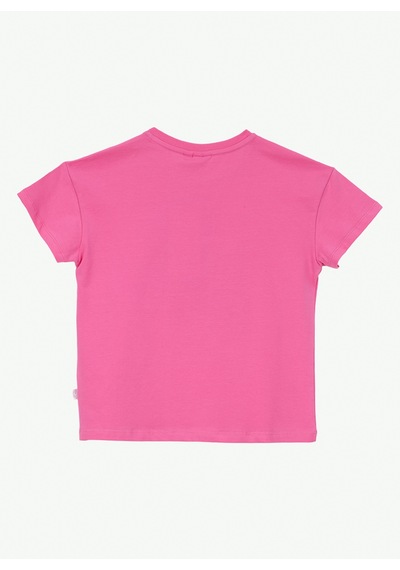 Barbie Fuşya Pamuk Karışımlı T-shirt Brb6sg-tst6434