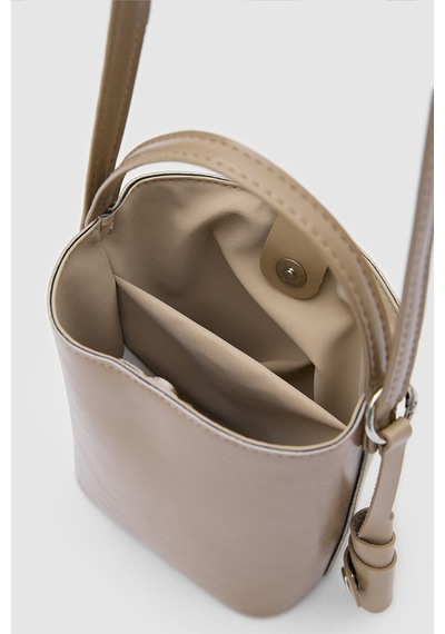 Shule Bags Amore Minimal Çapraz Çanta Bej