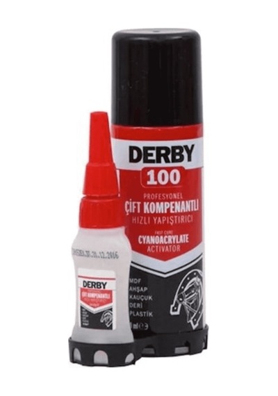 Derby 100 Çift Kompenantlı Hızlı Yapıştırıcı 100 Ml. + 18 Gr