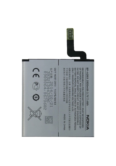 Nokia Lumia 720 (Bp-4gwa) Batarya Pil 2000 mAh