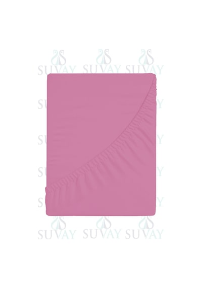 Pembe Bebek Lastikli Çarşaf %100 Pamuklu Penye Park Yatak 60x120 - 70x110 - 70x120 - 70x130 - 70x140 - 80x130