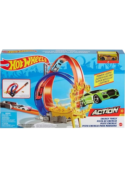 Hot Wheels Enerji Pisti Yarış Seti Gnd92 Takla Atan Araba Pisti