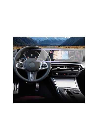 Bmw İ4 M50 Uyumlu Araç Ekran Koruyucu Şeffaf Nano Tam Kaplama Tek Parça 9h Kırılmaz