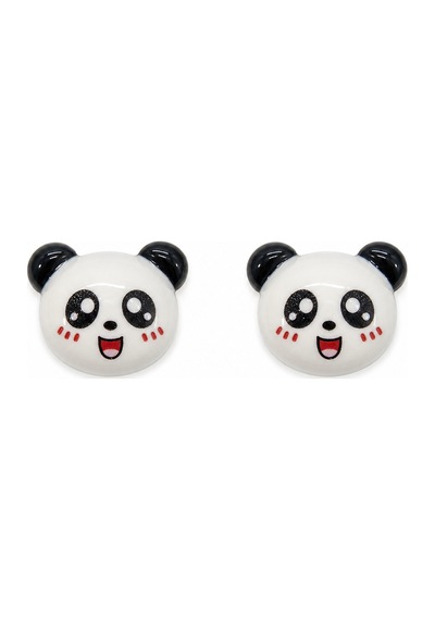 Sevimli Panda Figürlü Çocuk Küpe Renkli Parlak Tasarım Hediye