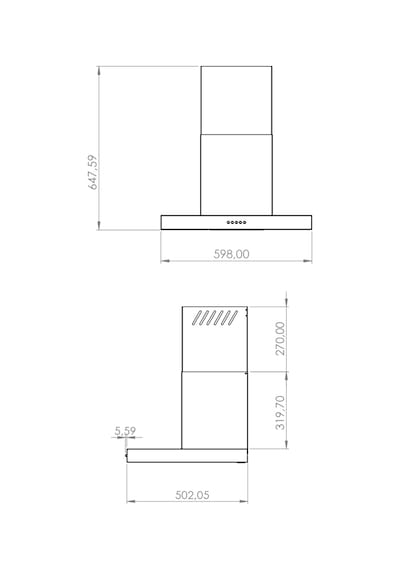 Kumtel DT6-31X Davlumbaz