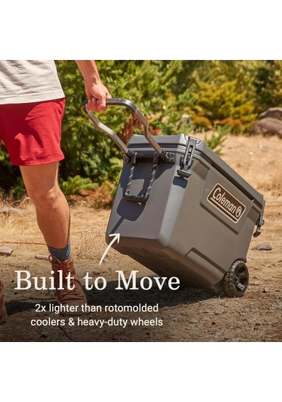Coleman Convoy Wheeled 65 Qt Tekerlekli Soğutucu Buzluk 61.5 Lt Antrasit