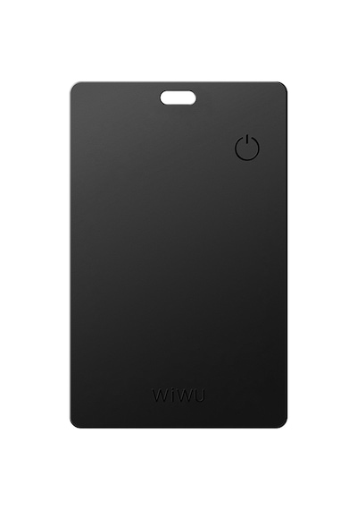 Wiwu Wt-07 İtag İos Find My Destekli Kartlık Tasarım Kaybolmaya Karşı Gps Akıllı Takip Cihazı Siyah