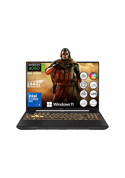 Asus Tuf Gaming FX607VU-RL017-FPS9 Core 5 210H 16 GB 2 TB SSD Rtx4050 16" Wuxga W11P Dizüstü Bilgisayar