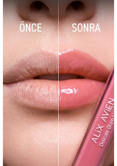 Kalıcı & Suya Dayanıklı Dudak Parlatıcı Tint - Delicate Glam Lip Tint 709 Ruby Sensation Pembe
