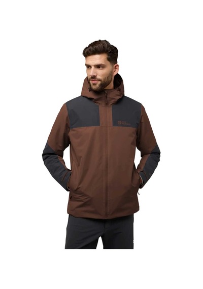 Jack Wolfskın Jack Wolfskin Jasper Ins Erkek Kahverengi Outdoor Ceketi D0107 Kahve