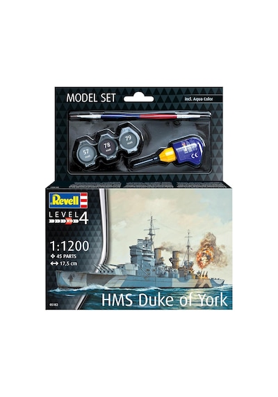 Revell Model Set 1:1200 Hms Duke Of York 65182
