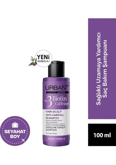 Urban Care Expert Series No.3 Biotin & Caffeine Saç Bakım Şampuanı 100 ML