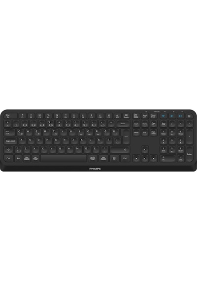 Phılıps Spt6407b, Siyah, Türkçe Q, 2.4ghz Ve Bluetooth Kablosuz, Multimedya Klavye Mouse Set Diğer