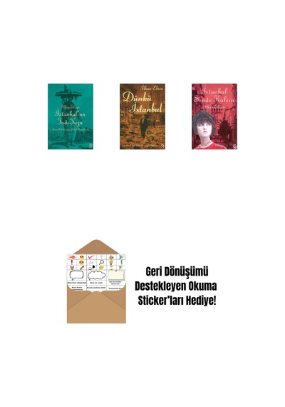 İstanbul'un Tadı Tuzu + Dünkü İstanbul + İstanbul Sende Kalsın + Okuma Sticker'ları