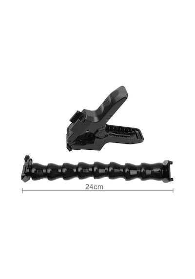 Gopro Aksiyon Kamera Flex Yılan Kelepçe Evrensel Kol 8 Bölümlü