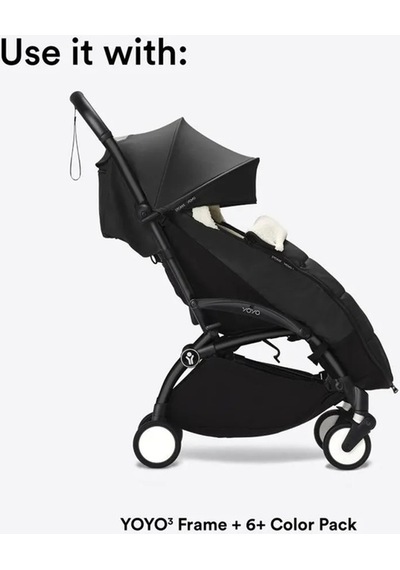 Stokke Yoyo Ayak Örtüsü Sherpa Astar, Çift Taraflı Kapüşon Kir Tutmaz Kumaş Bebek Arabası Aksesuar