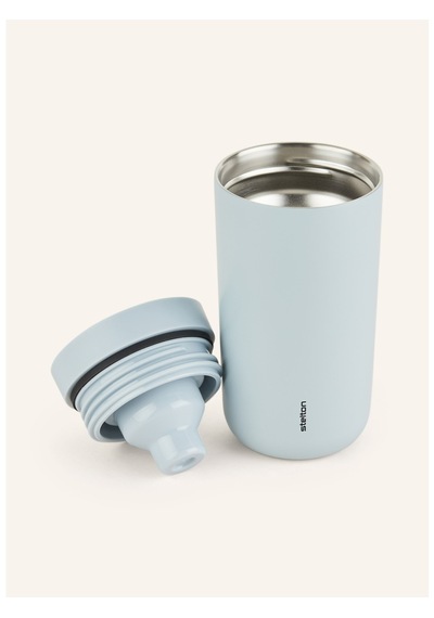 To Go Clıck Termo Kupa, 200 Ml, Çift Duvarlı, Tıklama Fonksiyonlu Kapak, Sıcak Ve Soğuk Içecekler Için Açık Mavi