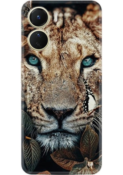 Vivo Y16 Kilif Resimli Silikon Flowers Leon 2 1342 566401238
