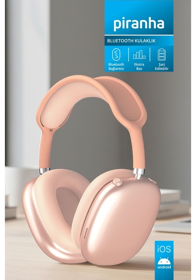 2221t Kablosuz Bluetooth Kulak Üstü Kulaklık Kılıflı Şarj Edilebilir İos & Android Uyumlu