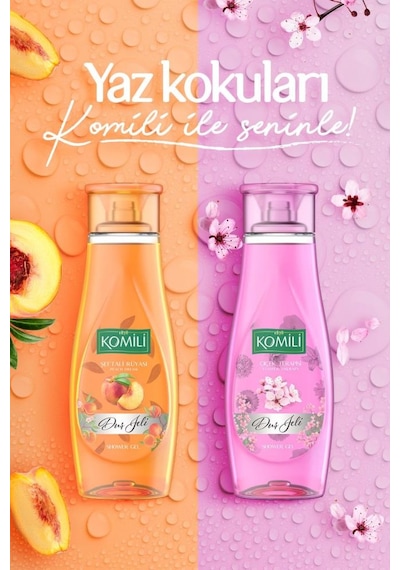 Komili Çiçek Terapisi Vegan Duş Jeli - Bahar Çiçekleri Kokulu - 500 Ml