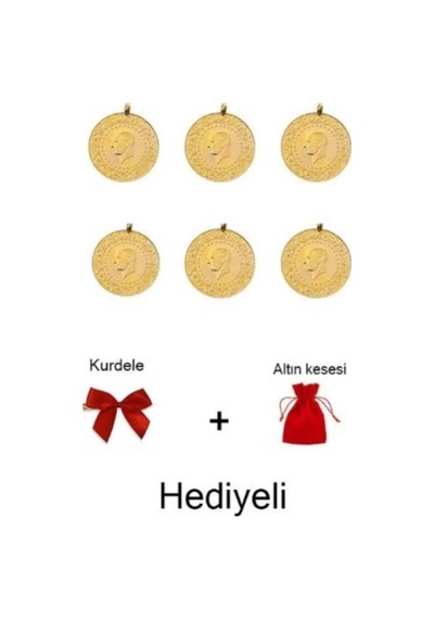 Vıctorıa Gold 6 Adet Çeyrek Altın Yeni Tarihli 2026 Kulplu 22 Ayar