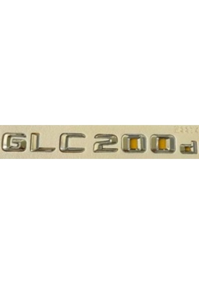 Mercedes Uyumlu Yazı Glc 200d Krom