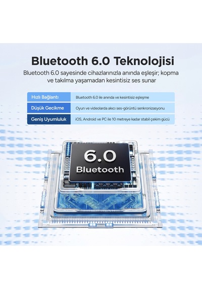 Juo JT1 Bluetooth 6.0 Kulak İçi Kulaklık