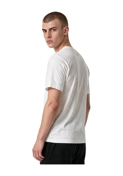 Talek Erkek Beyaz Günlük Stil T-shirt 26ke0007-kbyz