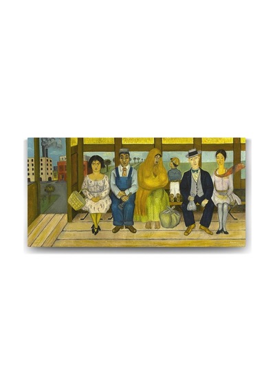 Kahlo - The Bus Tablosu - 80x40cm 7/8 Yaş