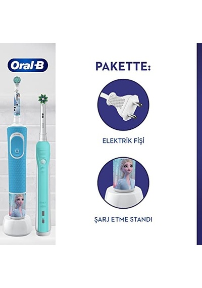 Pro Aile Paketi Şarj Edilebilir Diş Fırçası Pro 1-700 + Kids Karlar Ülkesi Diğer
