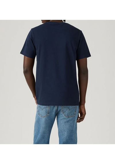 Levi's Erkek Desenli Logo Baskılı Lacivert T-shirt - A2823-0317 Lacivert